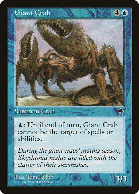 MTG: Tempest 066: Giant Crab 