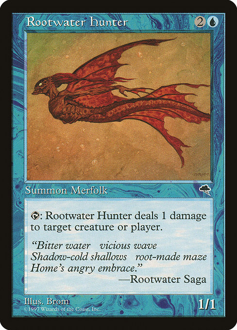 MTG: Tempest 082: Rootwater Hunter 