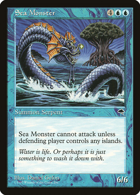 MTG: Tempest 085: Sea Monster 