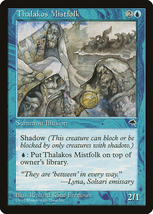 MTG: Tempest 093: Thalakos Mistfolk 