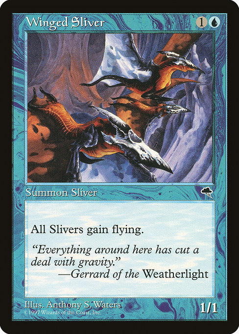 MTG: Tempest 106: Winged Sliver 