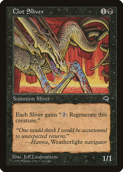 MTG: Tempest 112: Clot Sliver 