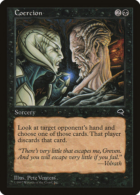 MTG: Tempest 113: Coercion 