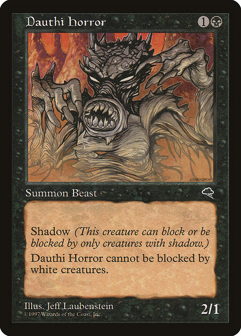 MTG: Tempest 122: Dauthi Horror 
