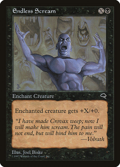MTG: Tempest 132: Endless Scream 
