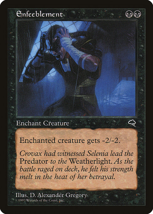 MTG: Tempest 133: Enfeeblement 