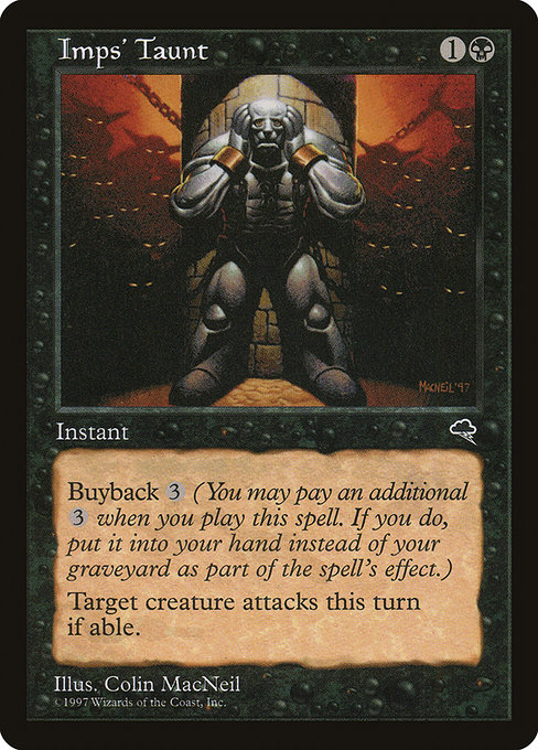 MTG: Tempest 138: Imps Taunt 