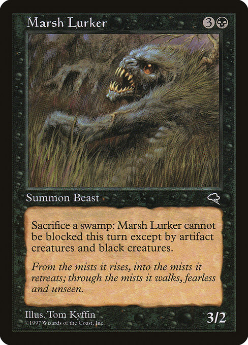 MTG: Tempest 144: Marsh Lurker 
