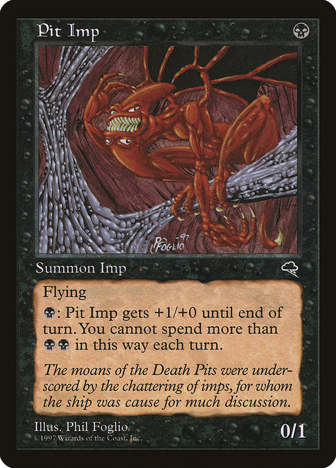 MTG: Tempest 148: Pit Imp 