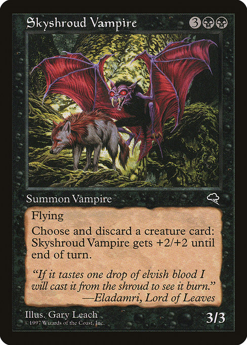 MTG: Tempest 157: Skyshroud Vampire 