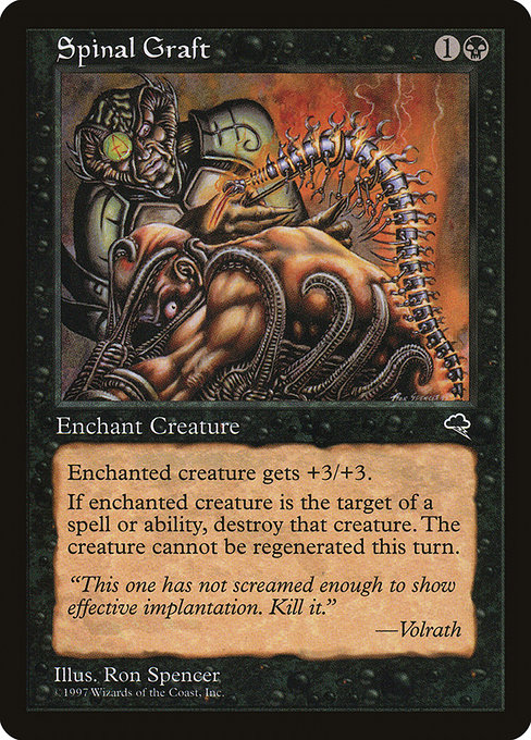 MTG: Tempest 159: Spinal Graft 