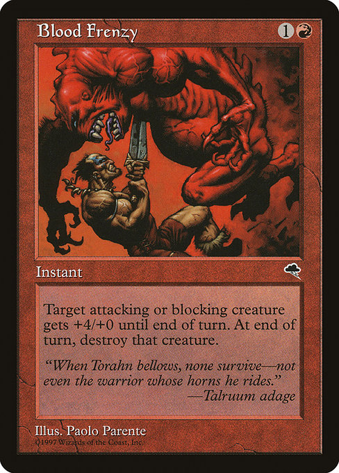 MTG: Tempest 164: Blood Frenzy 