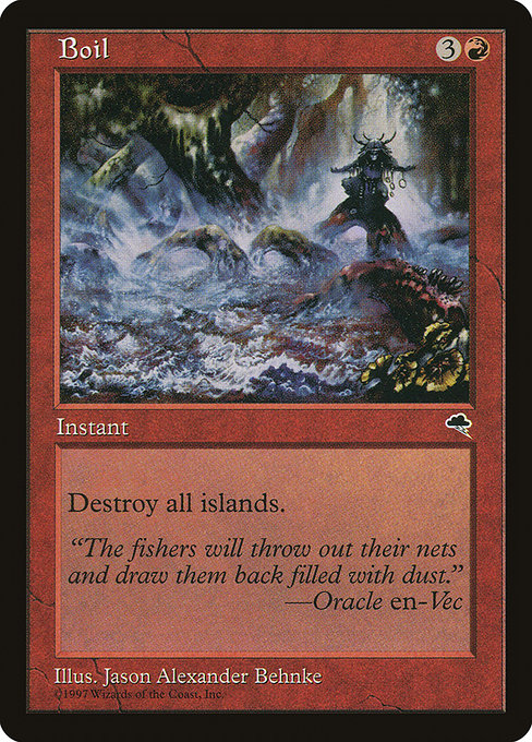 MTG: Tempest 165: Boil 