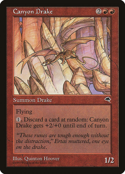 MTG: Tempest 166: Canyon Drake 