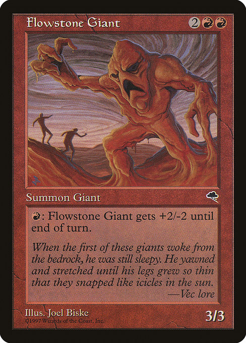 MTG: Tempest 174: Flowstone Giant 