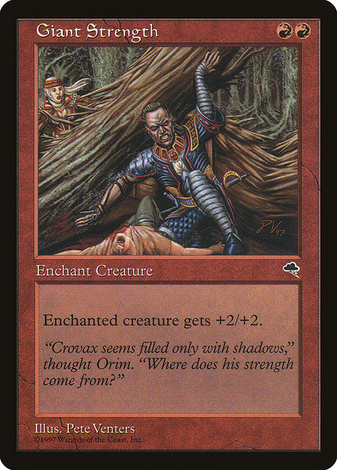 MTG: Tempest 178: Giant Strength 