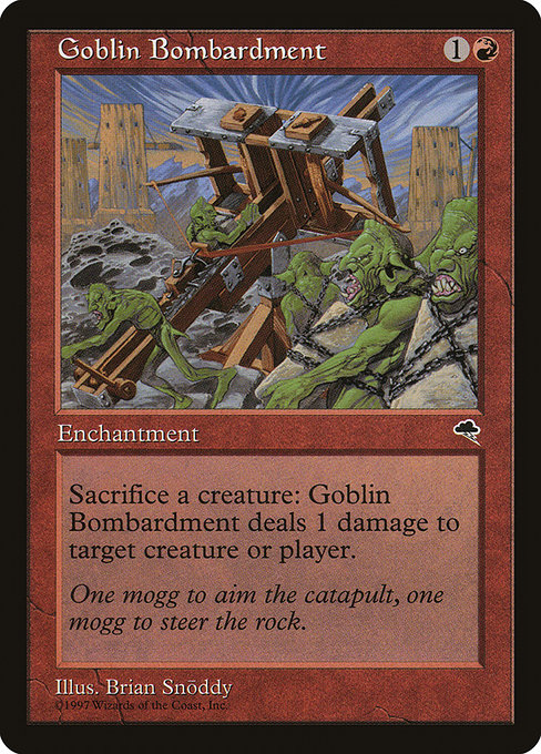 MTG: Tempest 179: Goblin Bombardment 