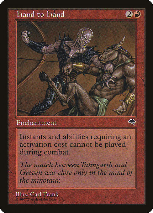 MTG: Tempest 180: Hand to Hand 