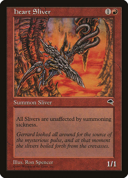 MTG: Tempest 182: Heart Sliver 