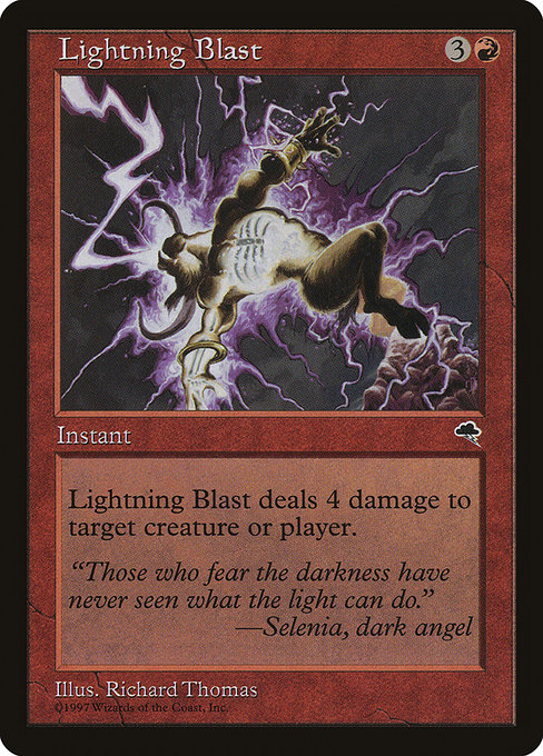 MTG: Tempest 185: Lightning Blast 