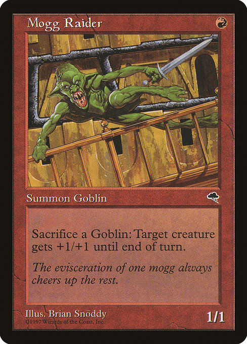 MTG: Tempest 191: Mogg Raider 