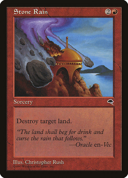 MTG: Tempest 206: Stone Rain 
