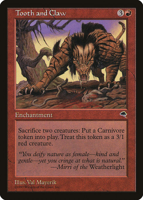 MTG: Tempest 210: Tooth and Claw 