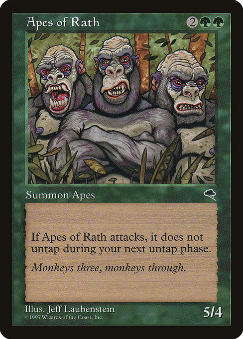 MTG: Tempest 214: Apes of Rath 