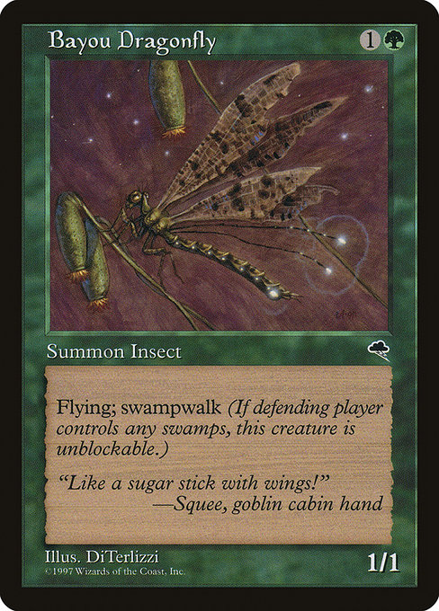 MTG: Tempest 215: Bayou Dragonfly 