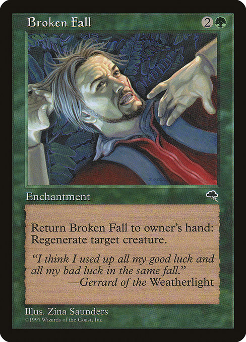 MTG: Tempest 216: Broken Fall 