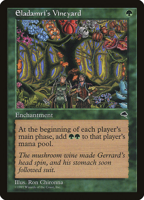 MTG: Tempest 223: Eladamris Vineyard 