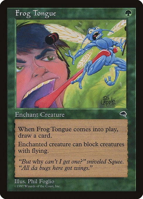 MTG: Tempest 228: Frog Tongue 