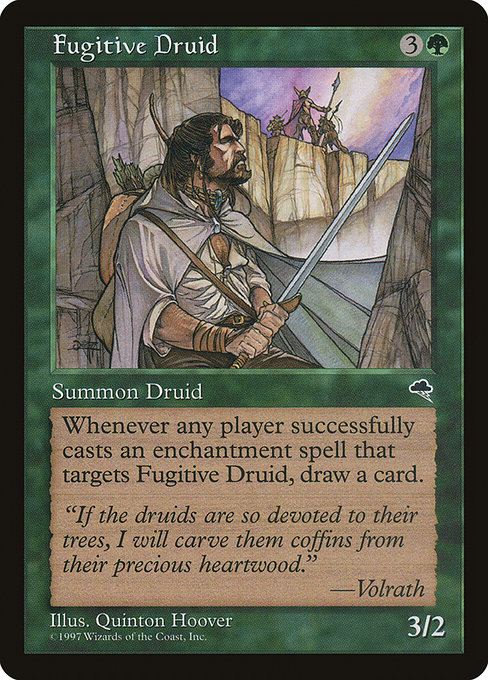 MTG: Tempest 229: Fugitive Druid 