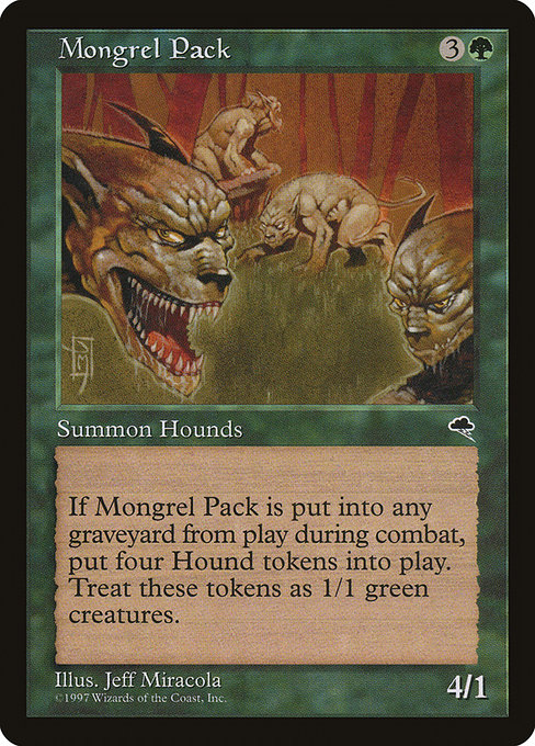 MTG: Tempest 237: Mongrel Pack 