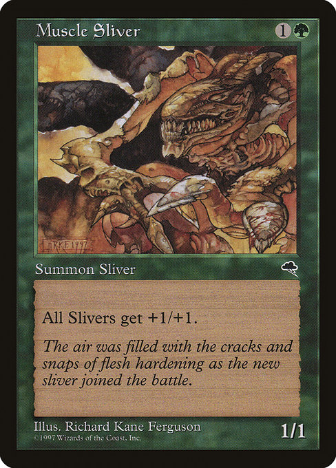 MTG: Tempest 238: Muscle Sliver 
