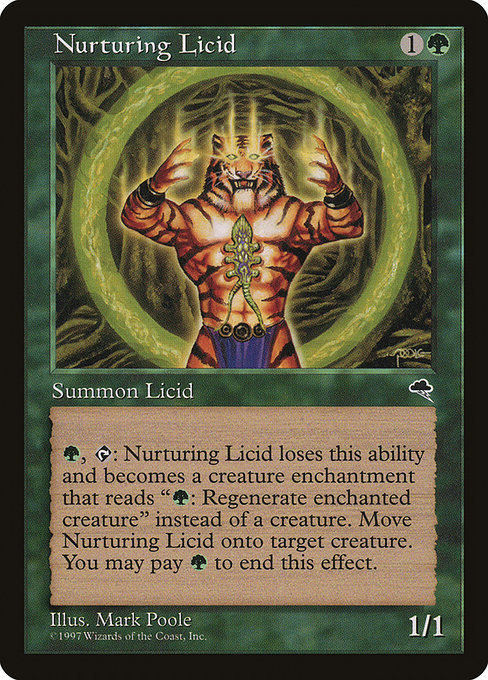 MTG: Tempest 242: Nuturing Licid 