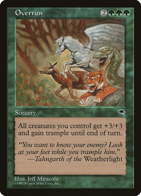 MTG: Tempest 243: Overrun 