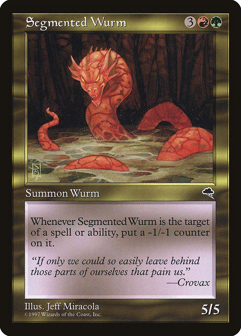 MTG: Tempest 269: Segmented Wurm 