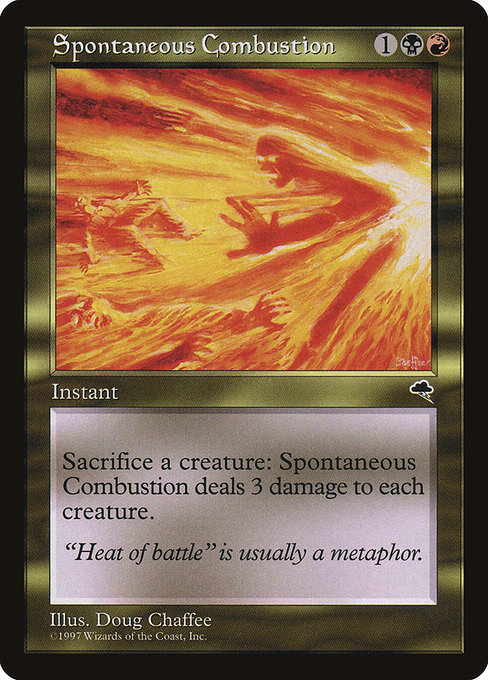 MTG: Tempest 273: Spontaneous Combustion 