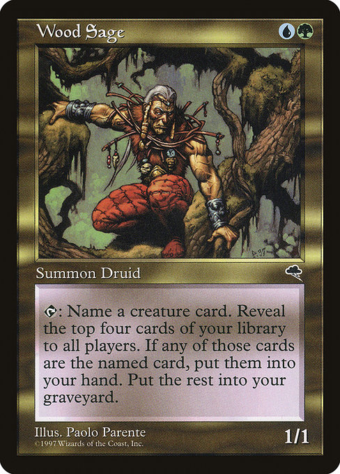 MTG: Tempest 275: Wood Sage 