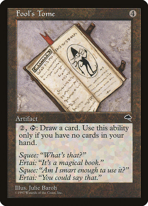 MTG: Tempest 289: Fools Tome 
