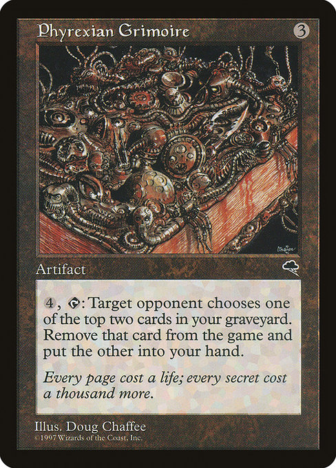 MTG: Tempest 301: Phyrexian Grimoire 