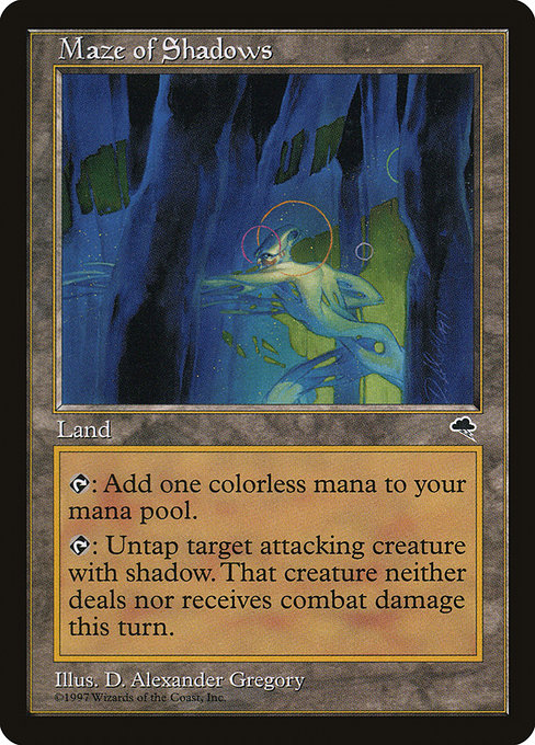 MTG: Tempest 319: Maze of Shadows 