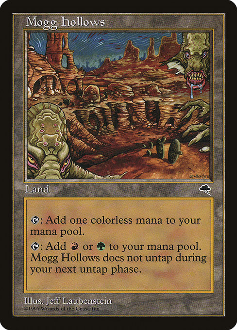MTG: Tempest 320: Mogg Hollows 