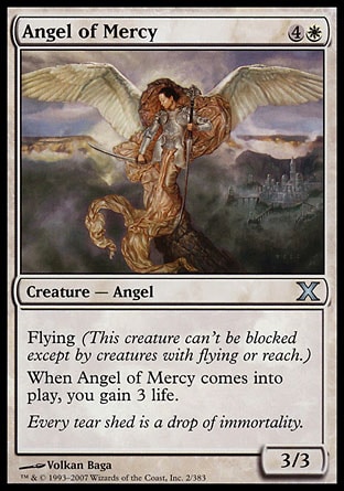 MTG: Tenth Edition 002: Angel of Mercy 