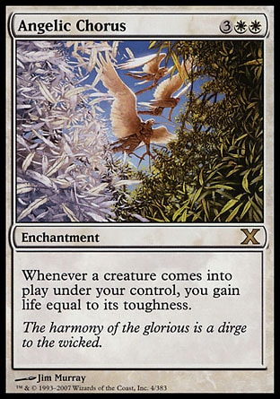 MTG: Tenth Edition 004: Angelic Chorus 