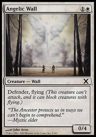 MTG: Tenth Edition 005: Angelic Wall 