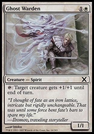MTG: Tenth Edition 016: Ghost Warden 