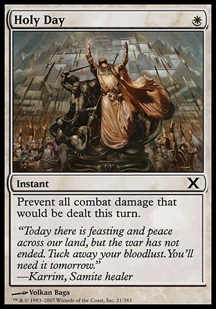 MTG: Tenth Edition 021: Holy Day 