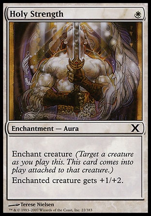 MTG: Tenth Edition 022: Holy Strength 